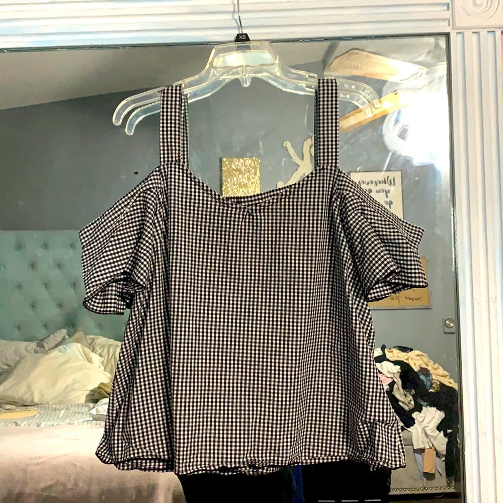 Checkered blouse